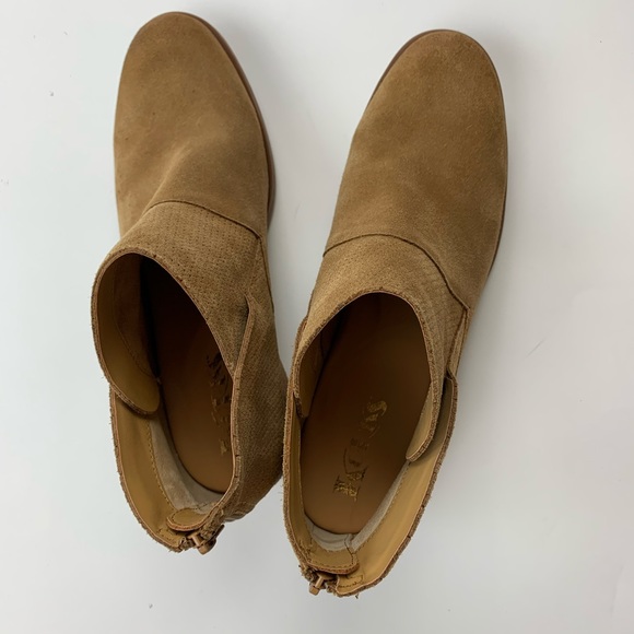 Korks Maldon Tan Suede Booties Sz 7.5 - Picture 4 of 10